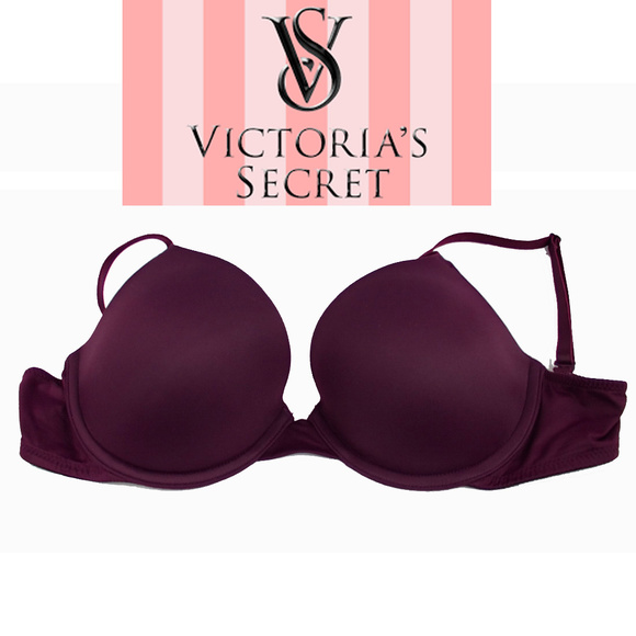 PINK By Victoria's Secret Plum Push Up Bra 34C - Picture 1 of 8